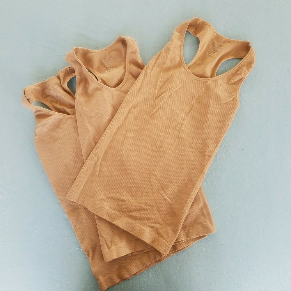Women's Pack of 3 Body Slimming Tanks